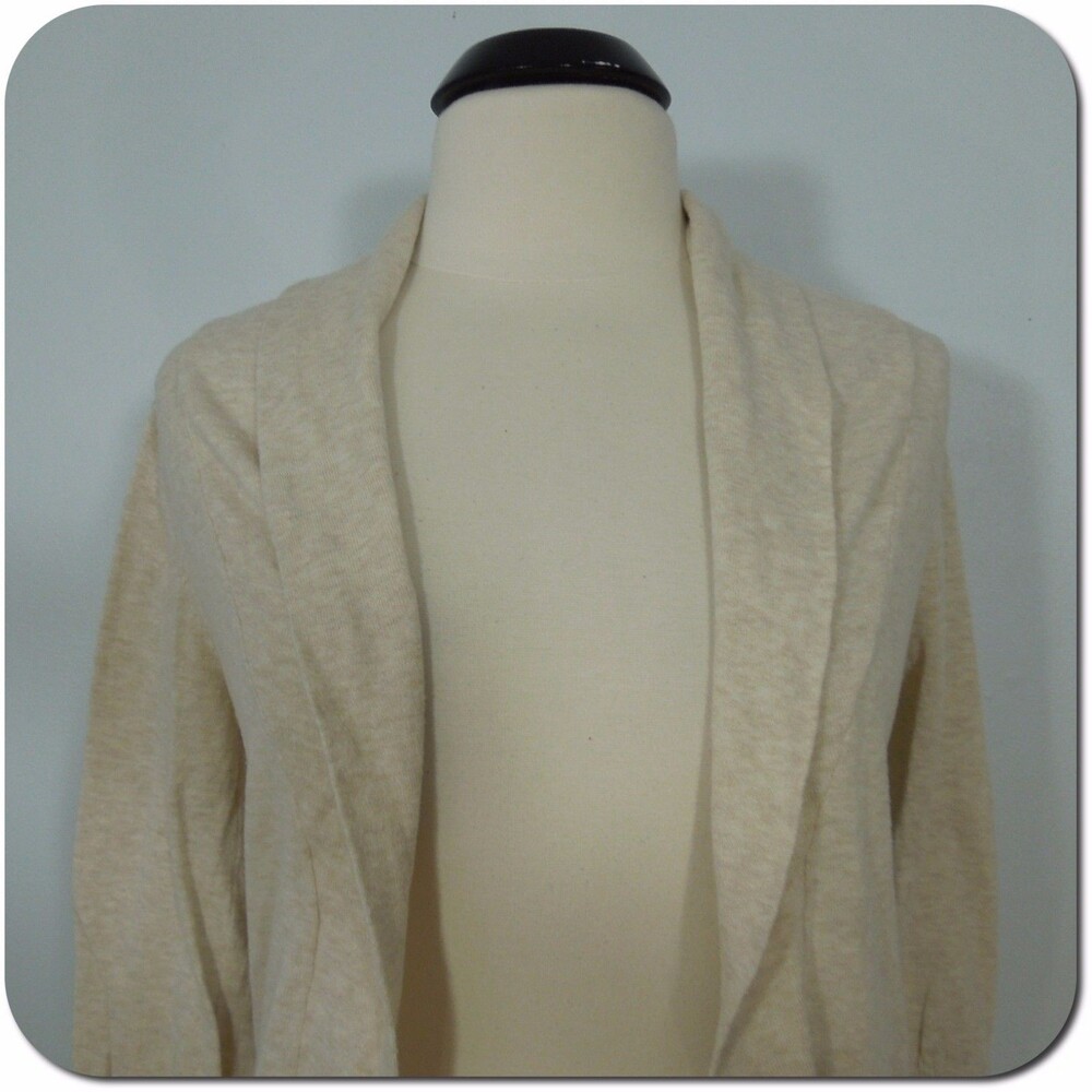 FRENCHI Open Cardigan XL Juniors Beige 3/4 Sleeves